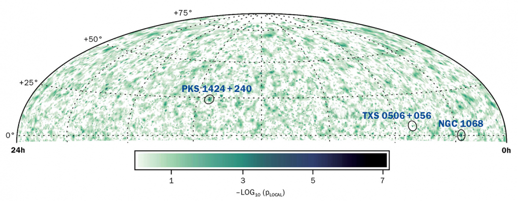 The neutrino sky